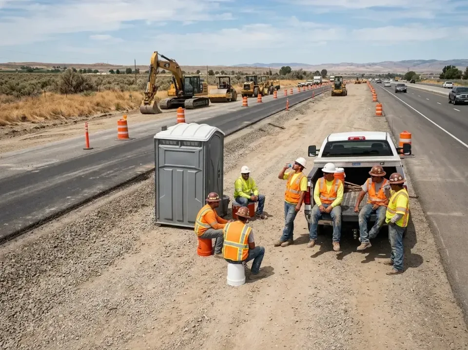 highway-road-construction-crew-007 — frequently asked questions, Porta Potty and Restroom Rentals in Fort Hall, ID